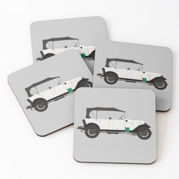 Item preview, Austin 12/4 Tourer 'Clifton' with roof up (White) designed and sold by JHMimaging.