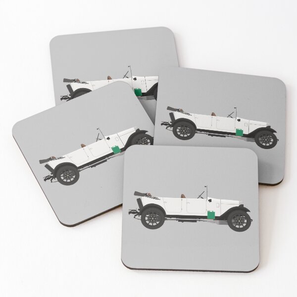 Item preview, Austin 12/4 Tourer 'Clifton' with roof down (White) designed and sold by JHMimaging.