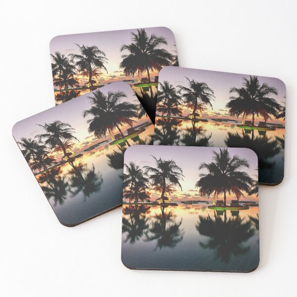 Item preview, Sunset Reflective Palms  designed and sold by Aviation Tees.