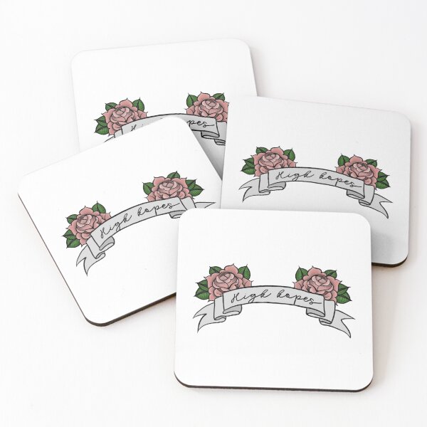 Item preview, High hopes - traditional tattoo quote script designed and sold by morganbethdraws.