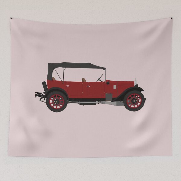 Item preview, Austin 12/4 Tourer 'Clifton' with roof up (Red) designed and sold by JHMimaging.