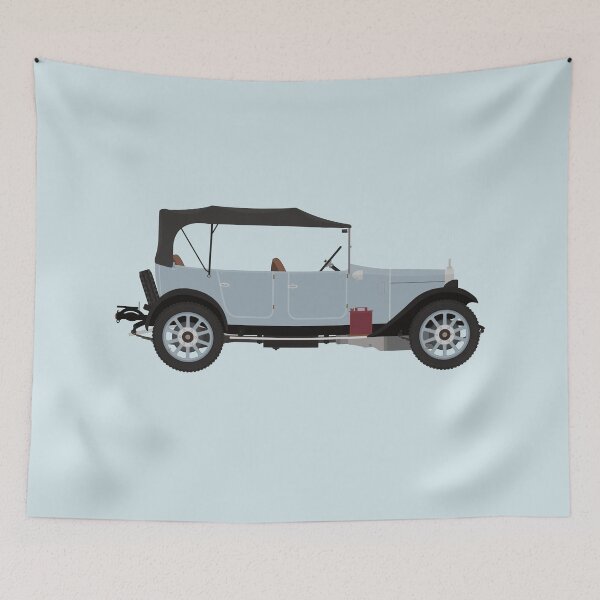 Item preview,  Austin 12/4 Tourer 'Clifton' with roof up (Grey Blue) designed and sold by JHMimaging.