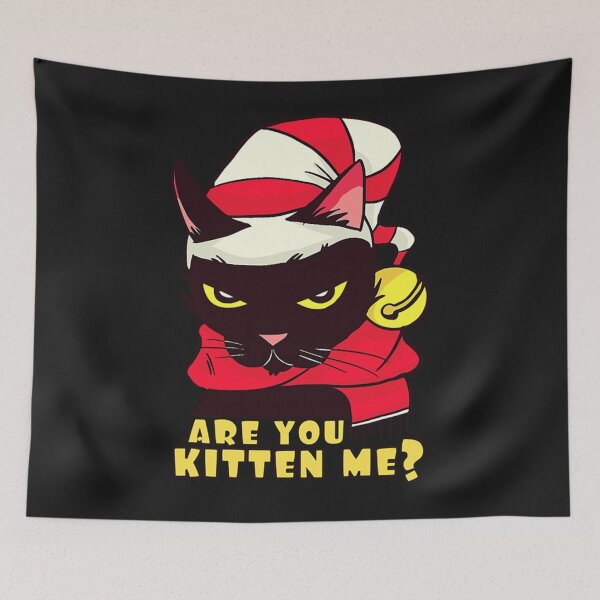 Item preview, Are You Kitten Me Funny Christmas Classic designed and sold by Sushmitha48Co.