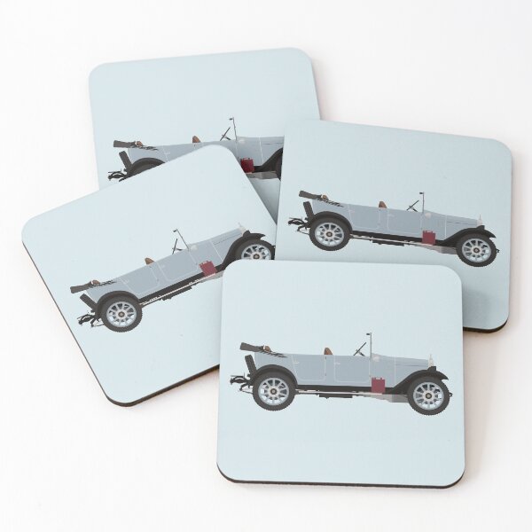 Item preview, Austin 12/4 Tourer 'Clifton' with roof down (Grey Blue) designed and sold by JHMimaging.