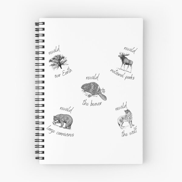 Item preview, Rewild Large Carnivores/Earth/National Parks/Beaver/Wolf Rewilding Conservation designed and sold by chloeinca.
