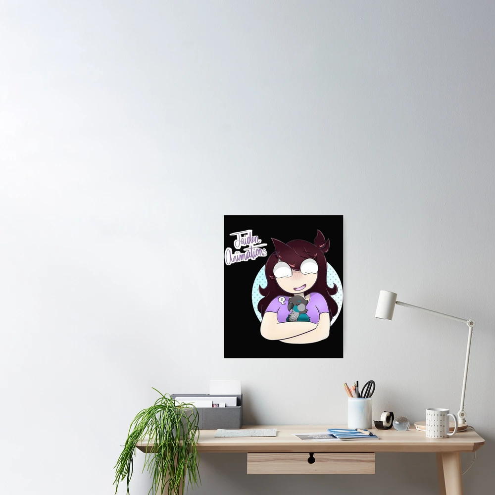 Jaiden Animations Merch Poster Art Wall Poster Sticky Poster Gift