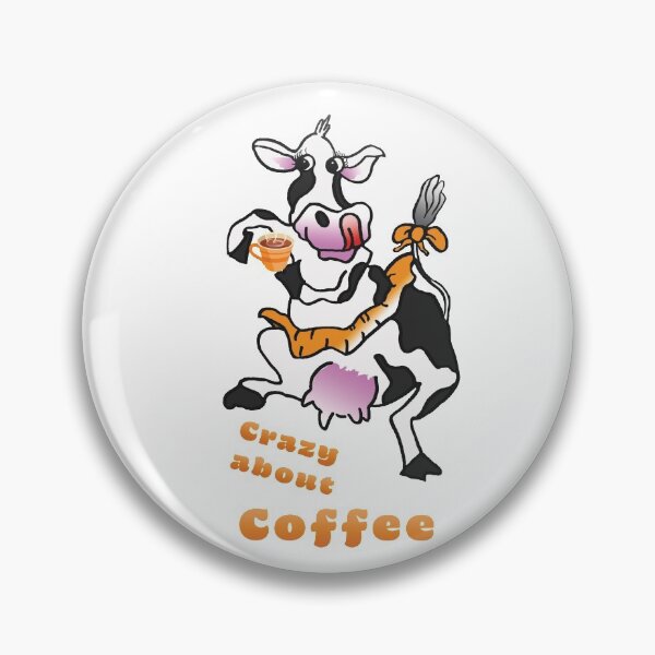 Item preview, Crazy Cow, crazy about Coffee designed and sold by albadawnart.