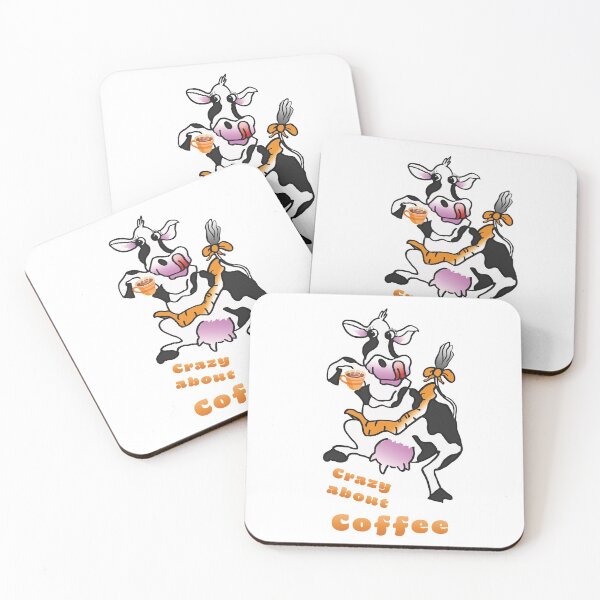Item preview, Crazy Cow, crazy about Coffee designed and sold by albadawnart.