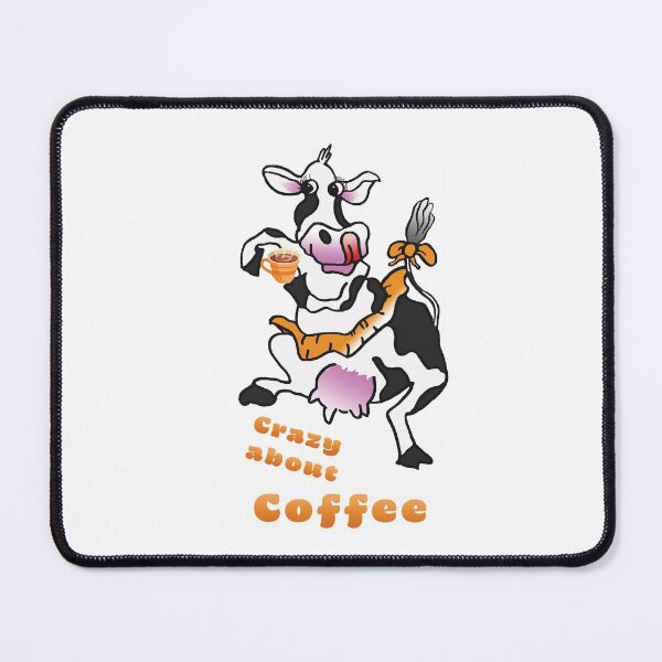 Item preview, Crazy Cow, crazy about Coffee designed and sold by albadawnart.