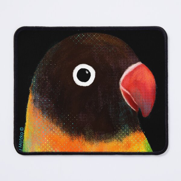 Item preview, Green Masked Lovebird designed and sold by julianamotzko.