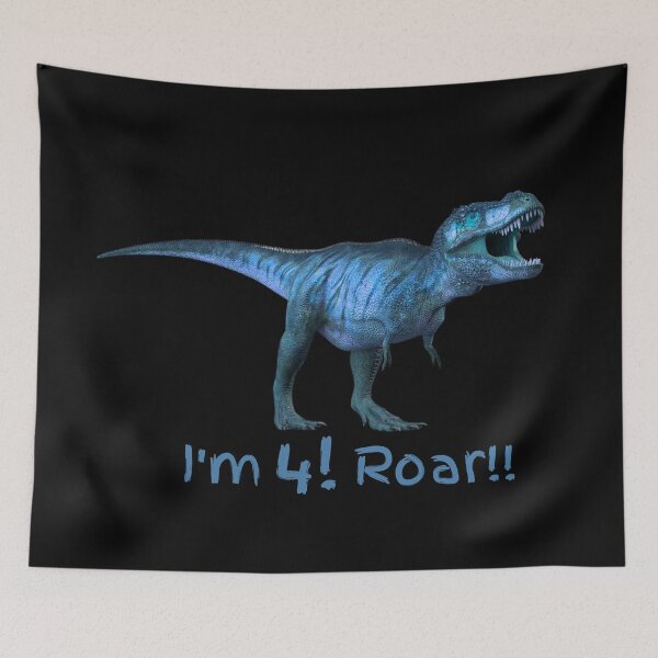 Item preview, I'm Four 4! Roar! TRex Dinosaur designed and sold by JellyBeenzz.