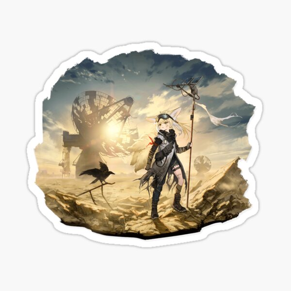 Item preview, Lostlands Flowering Suzuran Skin - Arknights stickers designed and sold by MagicalFish.
