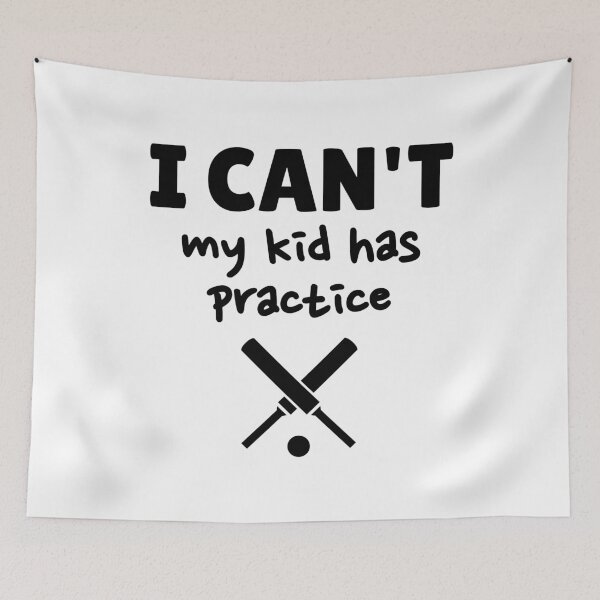Item preview, Cricket: I can't. My kid has practice designed and sold by TheGreenGoat.