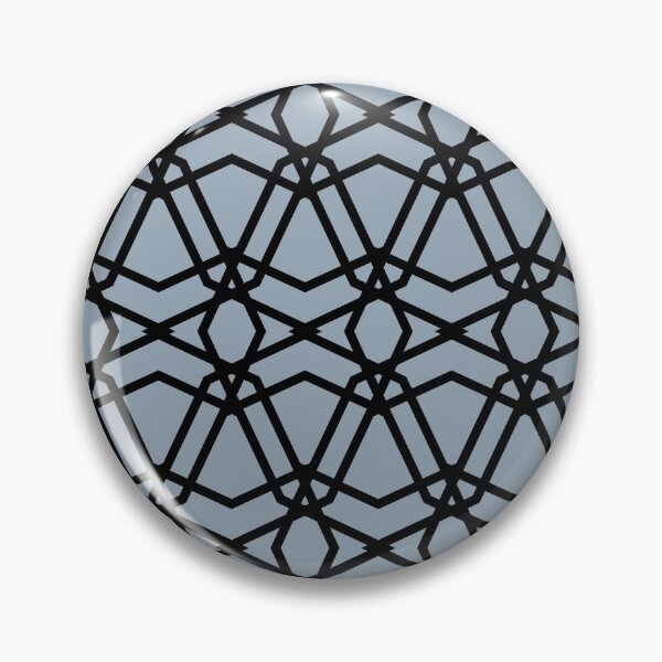 Item preview, Black and Blue Line Geometric Pattern Chains Coordinates w/ HGTV 2022 Color of the Year Aleutian HGSW3355 - Colour Trends - Hue - Shades designed and sold by ColorOfTheYears.