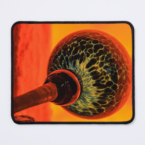 Item preview, Hot bubble of melted glass in a kiln at a glassblower workshop, glass making process. designed and sold by SvetlanaSF.