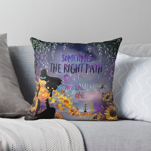 The Right Path Throw Pillow