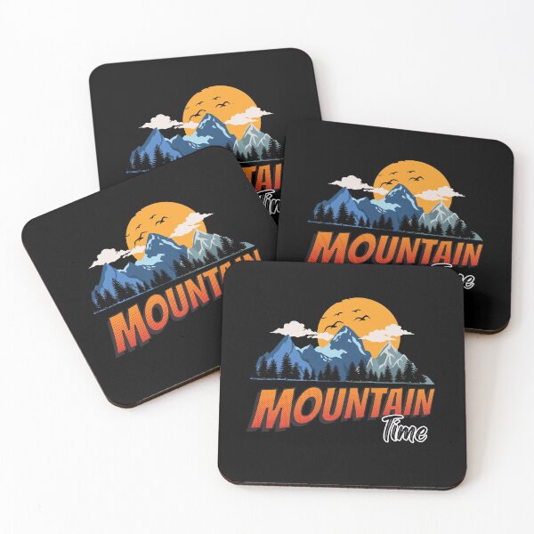 Item preview, Geometric Mountains Line Art Sun Moon Landscape (Mountain Time) designed and sold by i-longmanshop.