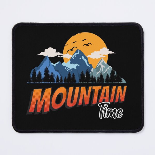 Item preview, Geometric Mountains Line Art Sun Moon Landscape (Mountain Time) designed and sold by i-longmanshop.