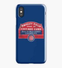 Cubs 2016 World Series Champions iPhone Case