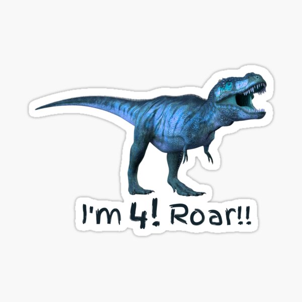 ROAR SIGNIFICA EU TE AMO EM DINOSAURO Letter Print Boys Casual