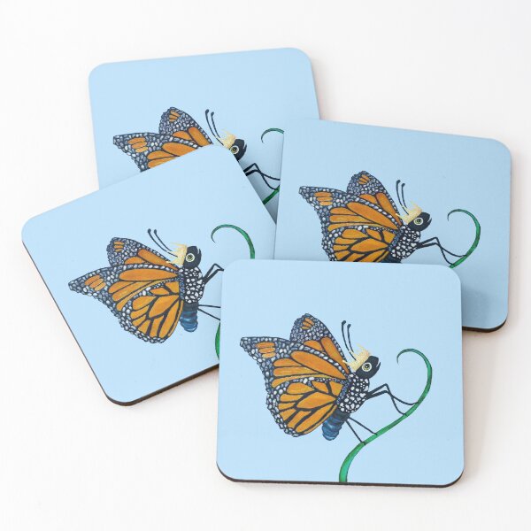 Item preview, Monarch Butterfly Orange and Blue Art designed and sold by JeysArtDesign.