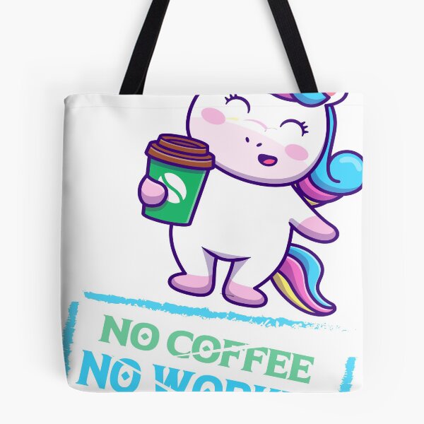 Item preview, Unicorn no coffee no workee designed and sold by specialcharms.