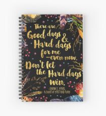ACOMAF - Don't Let The Hard Days Win Spiral Notebook