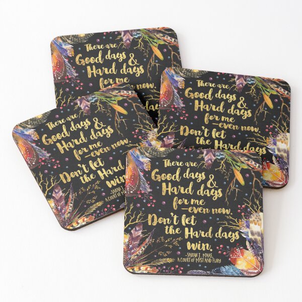 Item preview, ACOMAF - Don't Let The Hard Days Win designed and sold by eviebookish.