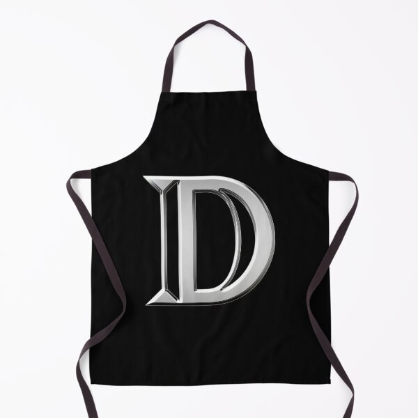 Item preview, Chrome Metallic Letter D designed and sold by PrettyPage.