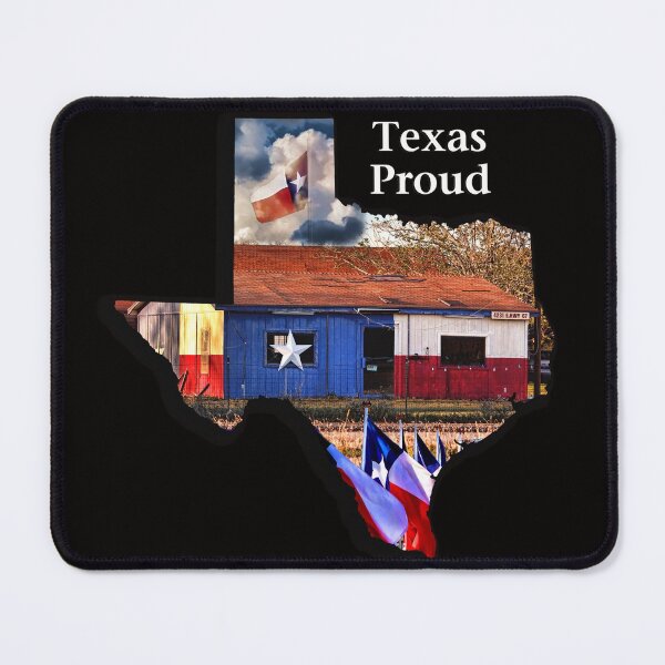 Item preview, Texas Proud - Lone Star Pride - Texas Shape Filled with Texas Flags designed and sold by Warren Paul Harris.
