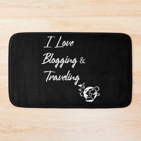 Item preview, I Love Blogging and traveling shirt  designed and sold by boujidi.