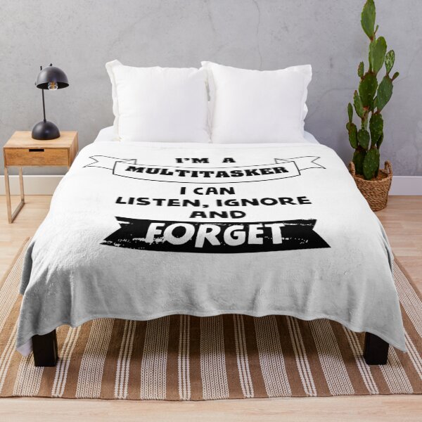 Item preview, I'm a Multitasker I Can Listen, Ignore And Forget - Funny saying designed and sold by Mouarter.