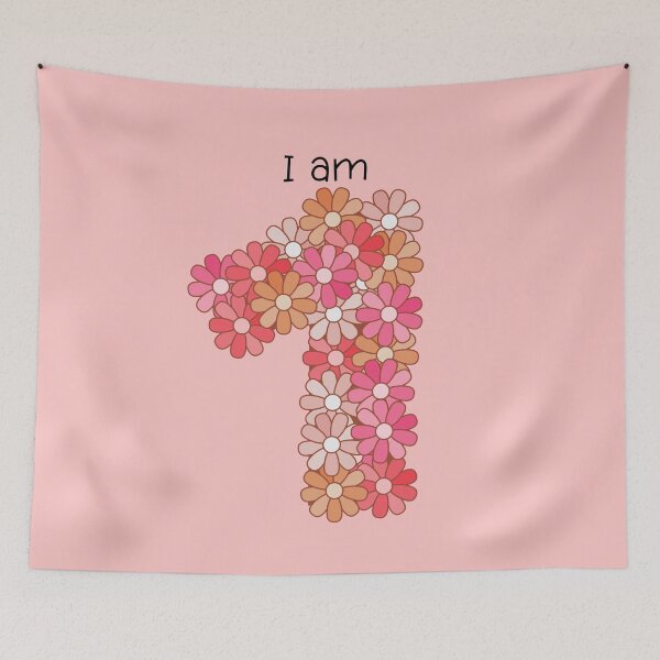 Item preview, I Am 1 (One). One Year Old Birthday Girl. designed and sold by JellyBeenzz.