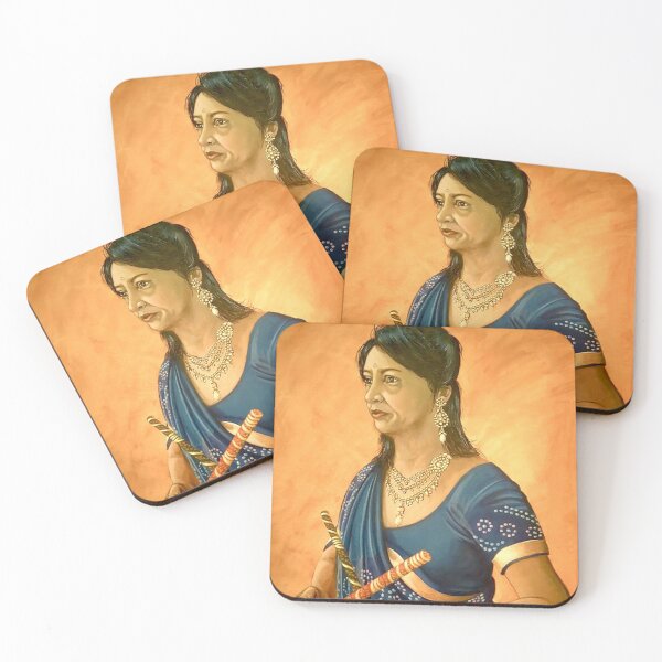 Aperçu de l'œuvre Portrait de danseuse du Gujarat, Inde créée et vendue par ikon-olga.