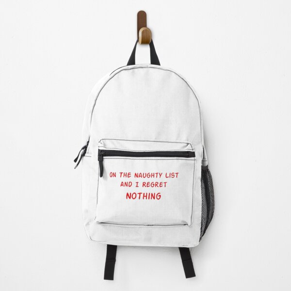 Item preview, On The Naughty List And I Regret Nothing , Christmas Funny , Funny Quotes designed and sold by Soukainadesign.