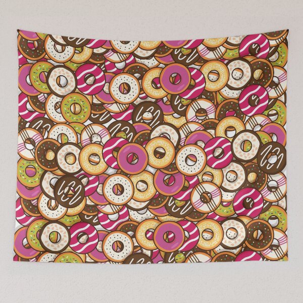 Item preview, Colorful donut pattern designed and sold by Donutlovers.
