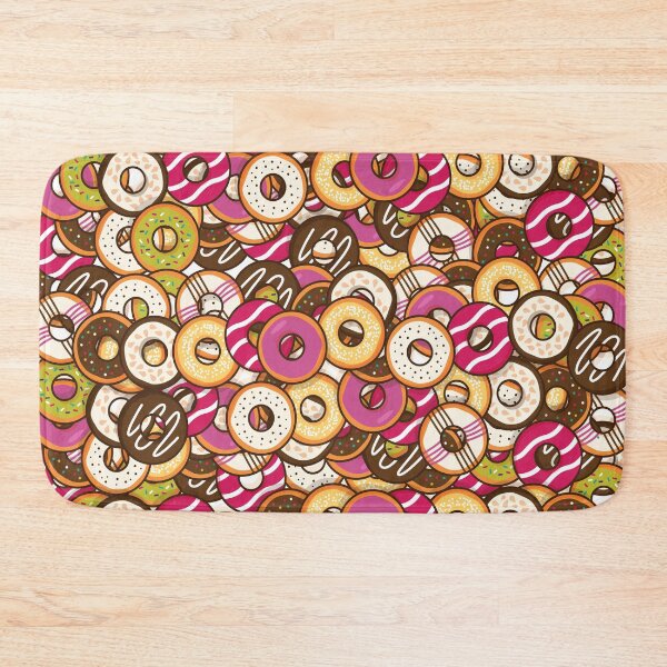 Item preview, Colorful donut pattern designed and sold by Donutlovers.