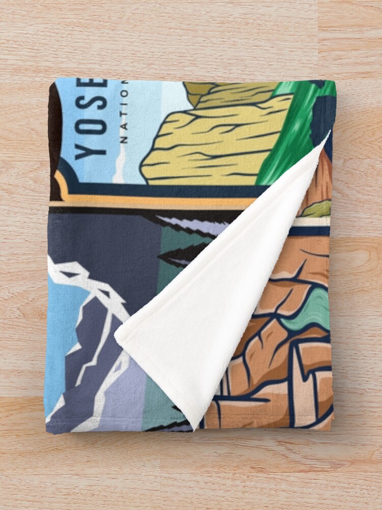 Thumbnail 3 of 6, Throw Blanket, National Parks Logo Design designed and sold by JDWCreations.