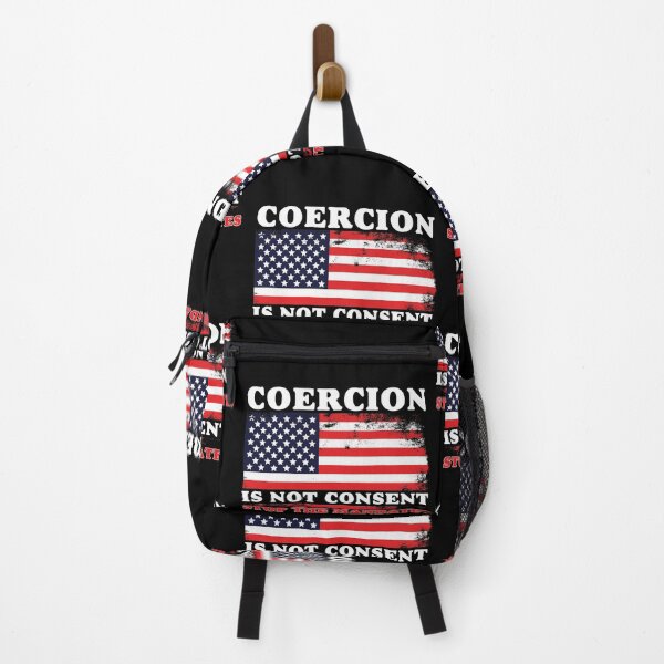 Item preview, Coercion Is Not Consent Stop The Mandates for Men, Women designed and sold by Unicorny-Design.
