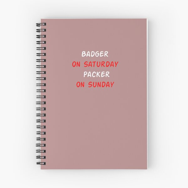 Item preview, Badger On Saturday Packer On Sunday , American Football Funny , Funny Saying , Funny Quotes  designed and sold by Soukainadesign.