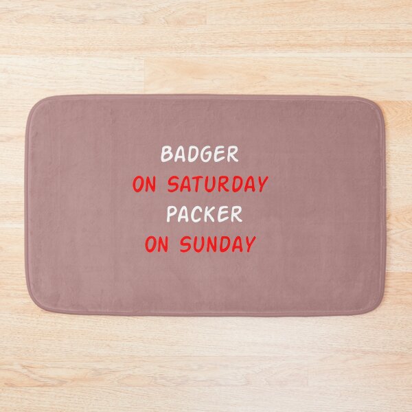 Item preview, Badger On Saturday Packer On Sunday , American Football Funny , Funny Saying , Funny Quotes  designed and sold by Soukainadesign.