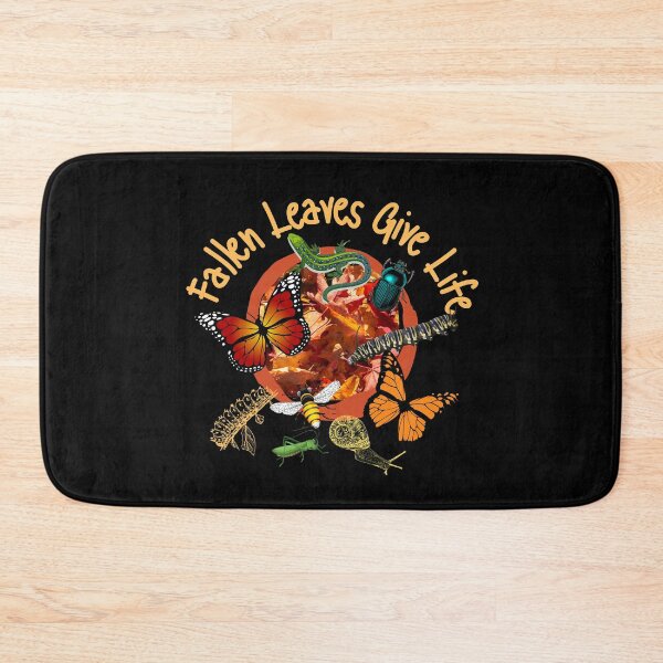 Item preview, Fallen Leaves Give Life Colorful Native Pollinator Gardens Design designed and sold by EarthArtDesigns.