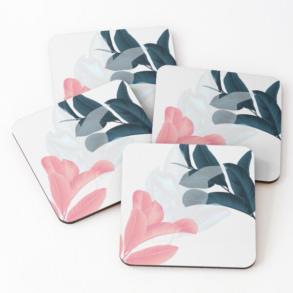 Item preview, Guava Leaves, Pink White & Green designed and sold by Dezignerden.