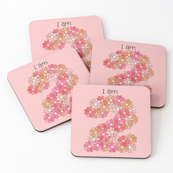 Item preview, I Am 2 (Two). Two Year Old Birthday Girl. designed and sold by JellyBeenzz.