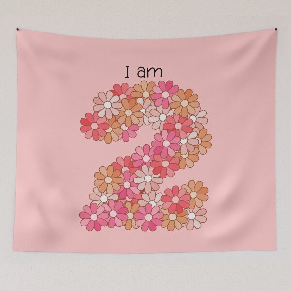 Item preview, I Am 2 (Two). Two Year Old Birthday Girl. designed and sold by JellyBeenzz.