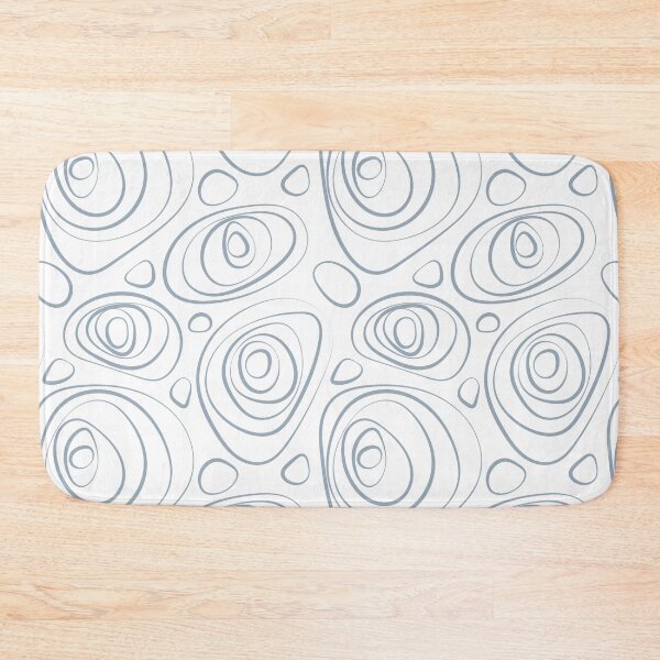 Item preview, Blue and White Wacky Retro Circle Pattern Coordinates w/ HGTV 2022 Color of the Year Aleutian HGSW3355 - Colour Trends - Hue - Shades designed and sold by ColorOfTheYears.