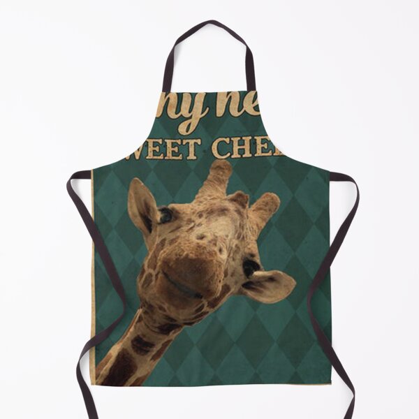 Item preview, Funny Giraffe - Why Hello Sweet Cheeks Have A Seat Poster designed and sold by matiasthomas.