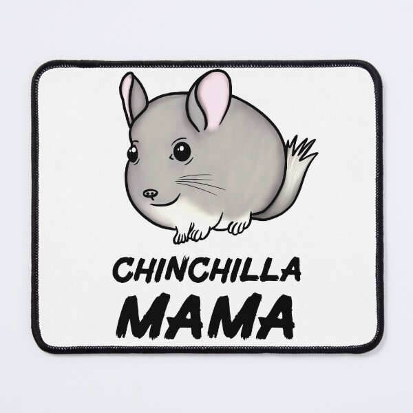 Item preview, Chinchilla Mama for Chinchilla Lovers, Black designed and sold by Mochi-Merch.