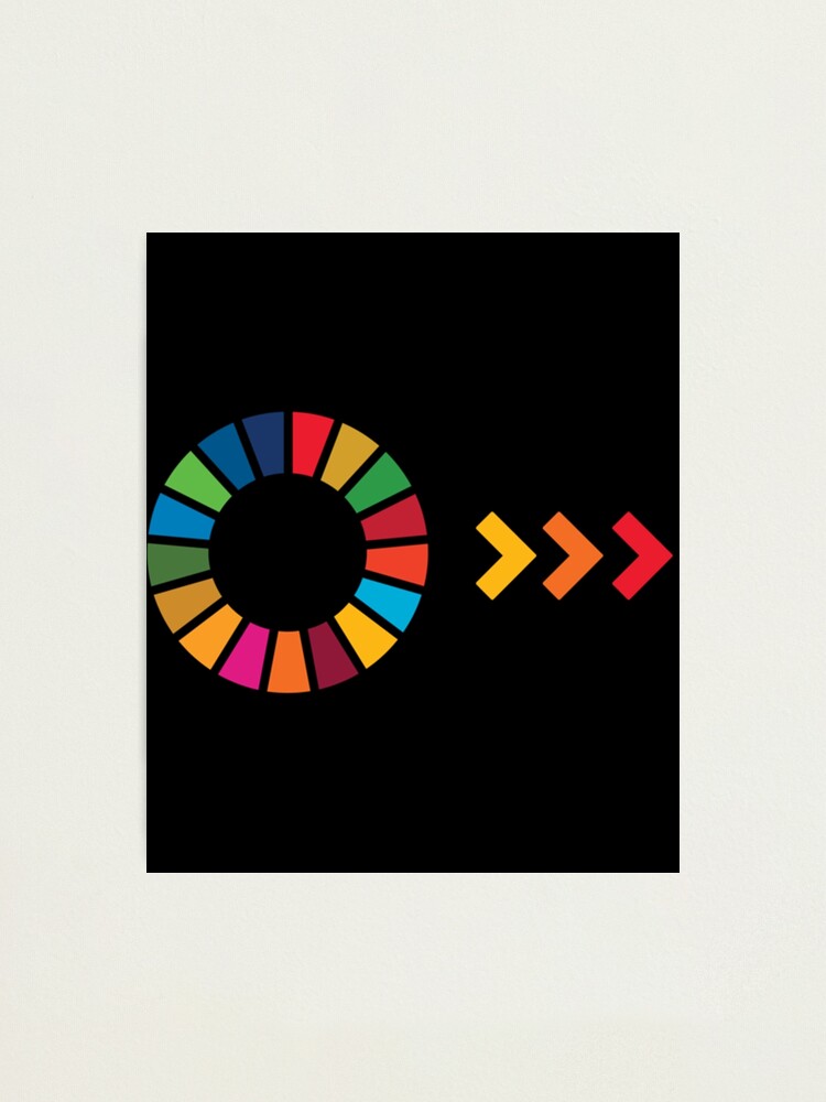 Lámina fotográfica «Logotipo de la Década de Acción de los ODS de la