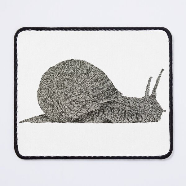 Item preview, Dotwork Snail Art Print designed and sold by DrawWithSacha.